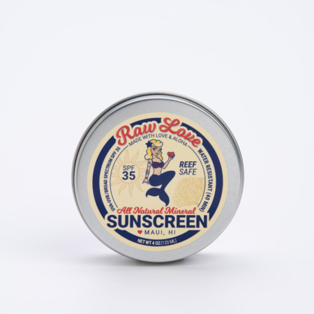 4 ounce reef safe mineral sunscreen tin