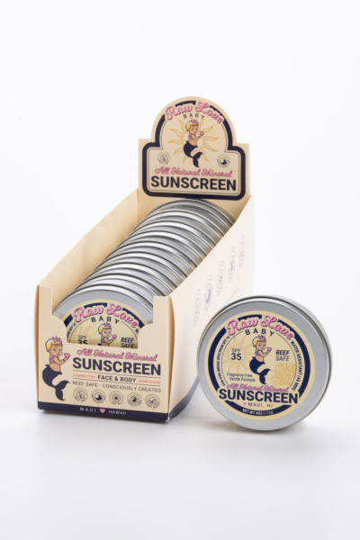 baby mineral sunscreen tins