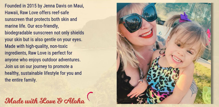 Hawaii mineral sunscreen company